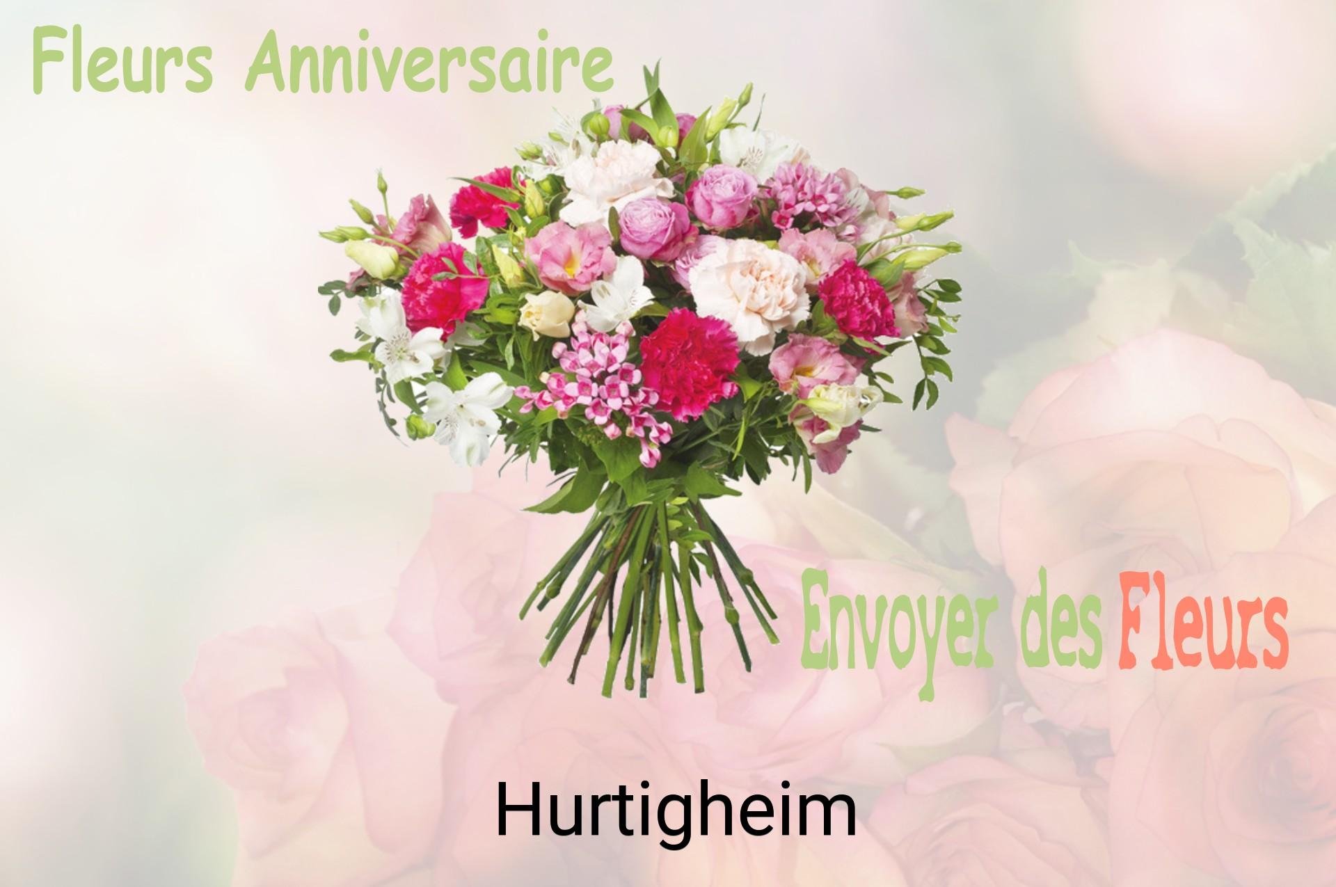 Bouquet de fleurs d’anniversaire livré à Hurtigheim